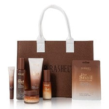 Colágeno Snail Mucin Set de cuidado facial Serum Cream Cleanser SPF tónico 15 piezas