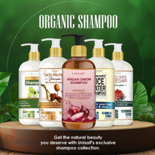 Champú orgánico para el crecimiento del cabello Unisaif, anticaspa, champú para la caída del cabello mujeres hombres