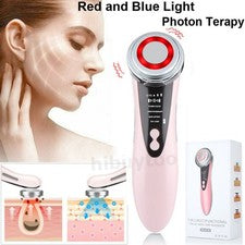 Máquina para estirar la piel Luz LED Fotónterapia Masajeador facial Belleza facial EE. UU.