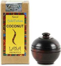 Perfume corporal sólido de coco Lasa 100 % natural y puro para hombre y mujer