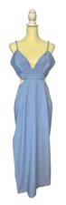 NUEVO BARDOT Vestido Midi Corte Abertura Talla XXL Azul Claro 56422D83 Para Mujer’s
