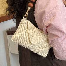 Bolso de Hombro Cuadrado Pequeño Versátil Mujer Moda Accesorio para Salir