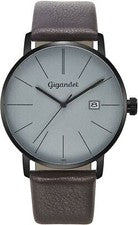 Gigandet Hombre Reloj de Cuarzo Acero Fecha Gris - MINIMALISM G42-G42-011