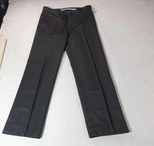 Pantalones de la Patrulla Nacional para Hombres 38 Uniforme Negro Sin Dobladillo Frente Plano Estilo 3000 Negro
