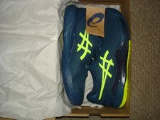 Nuevo en caja Zapatos de tenis Asics Gel-Resolution 9 para hombre 1041A376-404 talla 9,5 ancho 2E