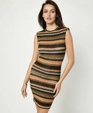 Mini Vestido BCBGeneration Para Mujer Tejido Manga Gorra Almohadilla para el Hombro Talla XS Precio de venta sugerido po