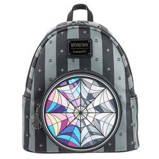 Mini Mochila Loungefly Wednesday Nevermore Exclusiva EE (Nueva)