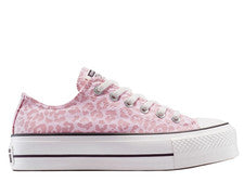 Zapatillas deportivas Converse Chuck Taylor Lift Platform rosa leopardo para mujer
