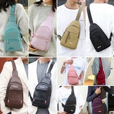 Gran Descuento Hombres Mujeres Bolso Bandolera Paquetes de Pecho Bandolera Viaje Hombro Mochila