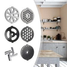 Herramienta picadora de carne de cocina 6 piezas platos rebanadas accesorios de alimentos