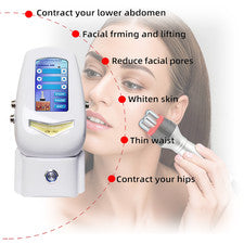 Máquina de cuidado adelgazante de la piel corporal 3 en 1 profesional dispositivo de belleza reafirmante facial corporal