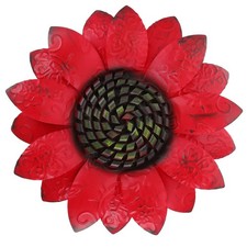 Adorno Flor Hierro Decoración Pared Hogar Decoración Metal Artificial