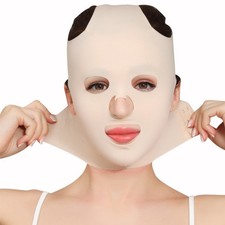 1 pieza Máscara facial sin rastro Máscara para dormir Mujer Tez Máscara para dormir
