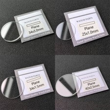 Reloj de cristal de cristal mineral plano de 1,0-3,0 mm de espesor 16-60 mm