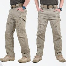 Pantalones impermeables tácticos de soldado para hombre Pantalones de carga Combate Senderismo Exterior Pantalones