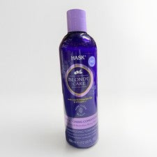 Acondicionador tonificante púrpura Hask Blonde Care, 12 OZ