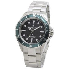Salvatore Marra Hombres Reloj Radio Solar Negocios Negro X Verde