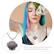 Perfume Necklace Diffuser Aromatherapy Jewelry for Women Pendant