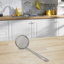 Cuchara Coladora Acero Inoxidable Ergonómica de Mango para Cocinar Sin esfuerzo