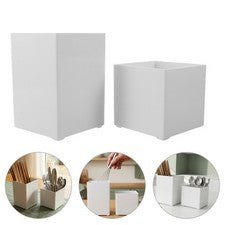 Contenedor con soporte para palillos de cocina de 2 piezas, 5,12" y 3,54" de alto, soporte para utensilios para