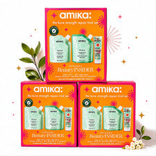 Paquete de cuidado capilar reparador Amika The Kure Bond fortalece y protege el cabello dañado