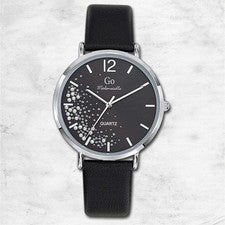 Girl Only Go para Mujer Reloj de Pulsera Cuarzo Cuero Negro