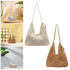 Bolsa de playa para mujer, bolsa abierta de moda, bolsa de almacenamiento para camping,