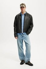 Pantalones de mezclilla holgados COTTON ON para hombre azul águilas W36xL30 estilo 3611774-22