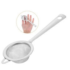 Gadget de cocina utensilios de cocina acero inoxidable cuchara de filtro de aceite tamiz de harina
