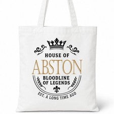 Bolso Shopper ABSTON Family Surname House Of Cotton