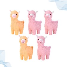 5 Piezas Decoración del Hogar Decoraciones Escritorio Adornos Alpaca Tema para Mesa