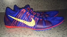 NIKE Zoom Victory 2 Azul Real Rojo Media Distancia Pista Picos Zapatos NUEVO Para Hombres 13