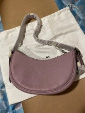 Nuevo con etiquetas Bolso de Hombro Coach Luna de Guijarro Suave Desteñido Púrpura con Bolsa para el Polvo CC439
