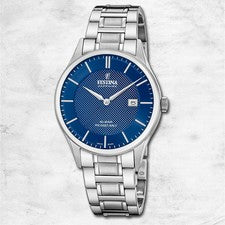 Reloj De Hombre Festina Swiss Made De Acero Inoxidable Plata UF20067/4