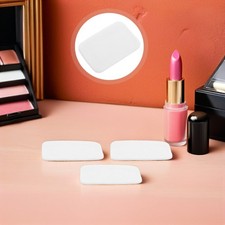 24 piezas Maquillaje Polvo Puff: Aplicador de Base Reutilizable - Extra Fino - Belleza