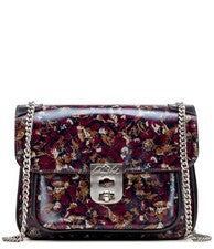 Nuevo Bolso de Hombro Patricia Nash Para Mujer Esbly Cadena Flor Escarlata