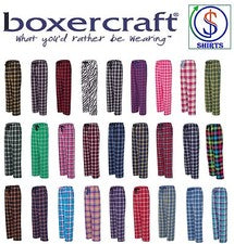 Nuevos pantalones Boxercraft F20 de franela para hombre + mujer de moda con bolsillos ¡En oferta!