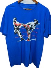 Camiseta gráfica WWE Legends - Camiseta de lucha libre azul (talla M) | Kick estilo vintage