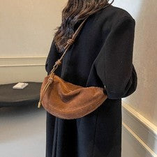 Bolso de Hombro Individual Diseño Retro, Moda y Versátil, Para Mujer Otoño 2025