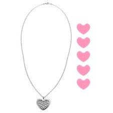 Stylish Heart-shaped Pendant Aromatherapy Perfume Diffuser Necklace