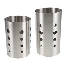 2 piezas palillos de acero inoxidable soporte para utensilios de almacenamiento palillos cesta