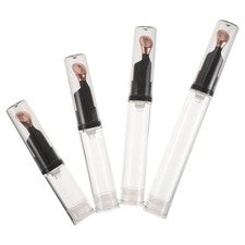 Botellas dispensadoras de crema de ojos recargables transparentes de 4 piezas para cuidado facial hágalo usted mismo