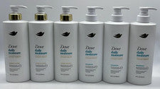 Juego de champú y acondicionador Dove Daily Moisture de 6 piezas ~ 18 fl oz ~ terapia de daños