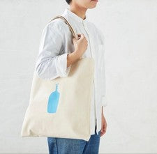 Botella Azul Café REVERSIBLE TOTE TOKYO Regional Tote Bag Sailcloth Algodón