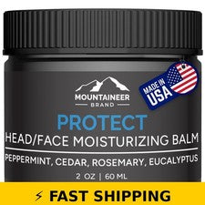 Hidratante natural para cabezas calvas marca Mountaineer - 2 oz