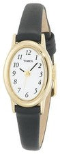 Timex T21912, Reloj Mujer Cavatina Cuero Negro, NUEVO