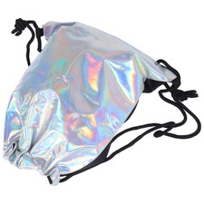 Mochila con cordón brillante personalidad 1 pieza para mujer bolso con cordón moda