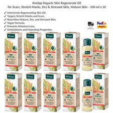 Aceite orgánico para el cuidado de la piel Kneipp contra estrías, cicatrices y piel madura 10x100 ml