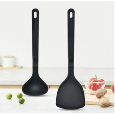 Juego de herramientas de cocina de silicona resistentes al calor diseño de manivela para horno cocina