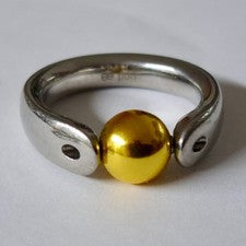 Tipit S - bola de plata pulida / chapada en oro de 22kt de alta calidad